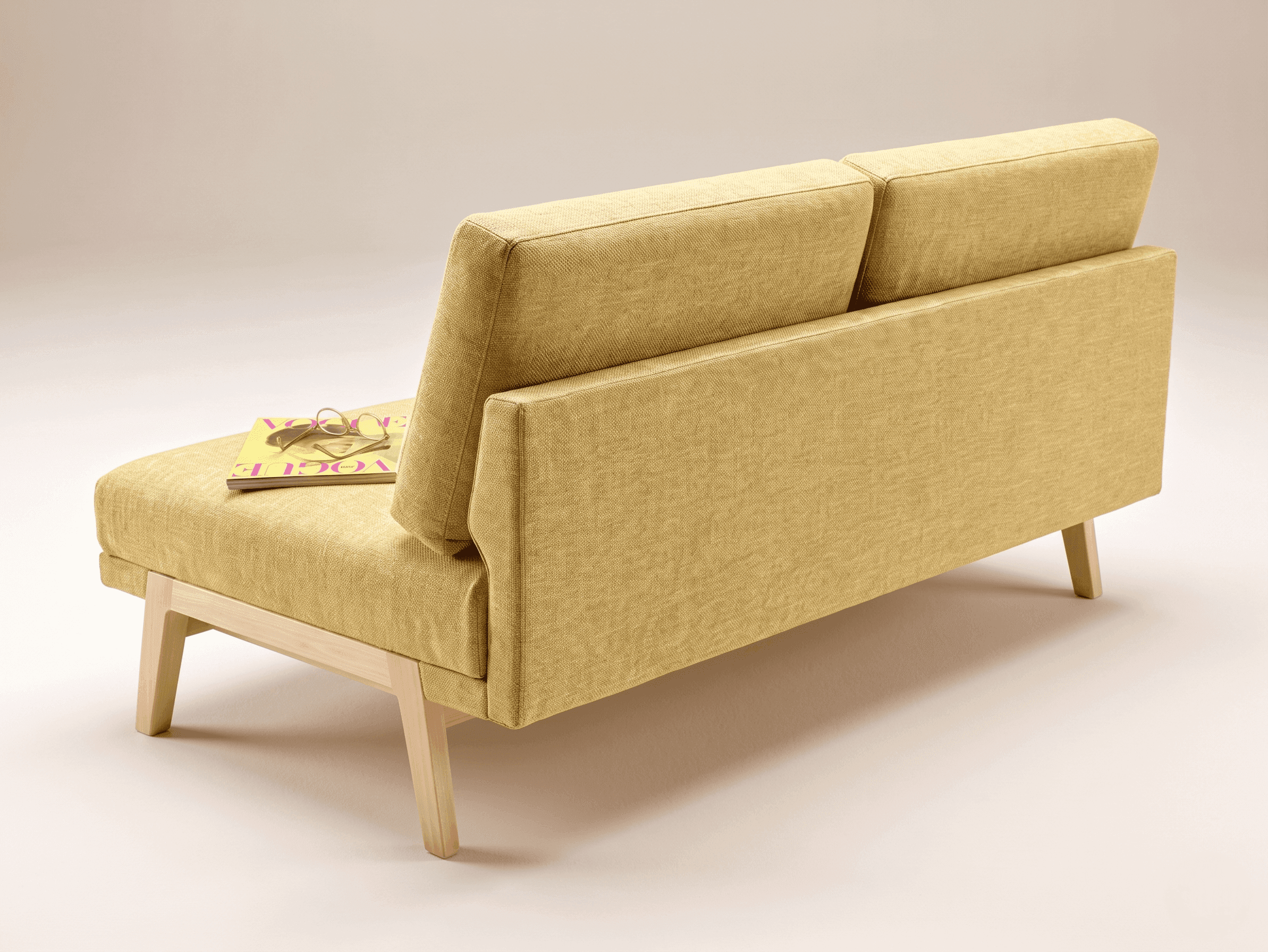 Yellow lounge sofa
